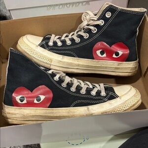 Converse Chuck Taylor CDG Comme des Garçons PLAY High Top Unisex Sneakers
